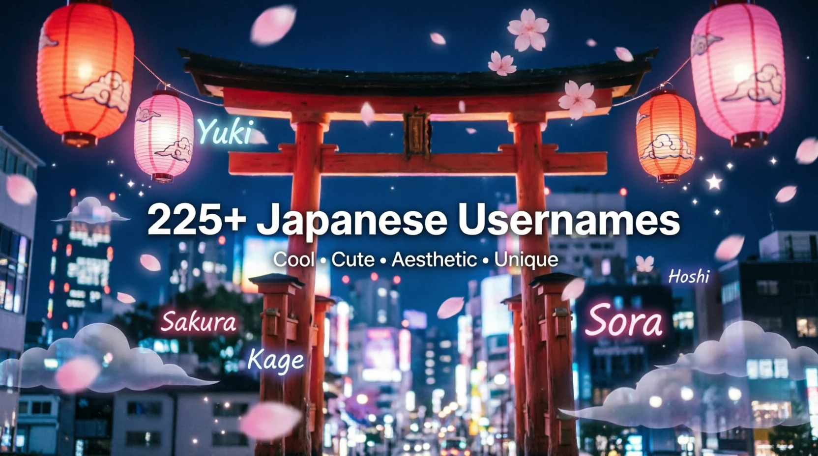 Japanese Usernames