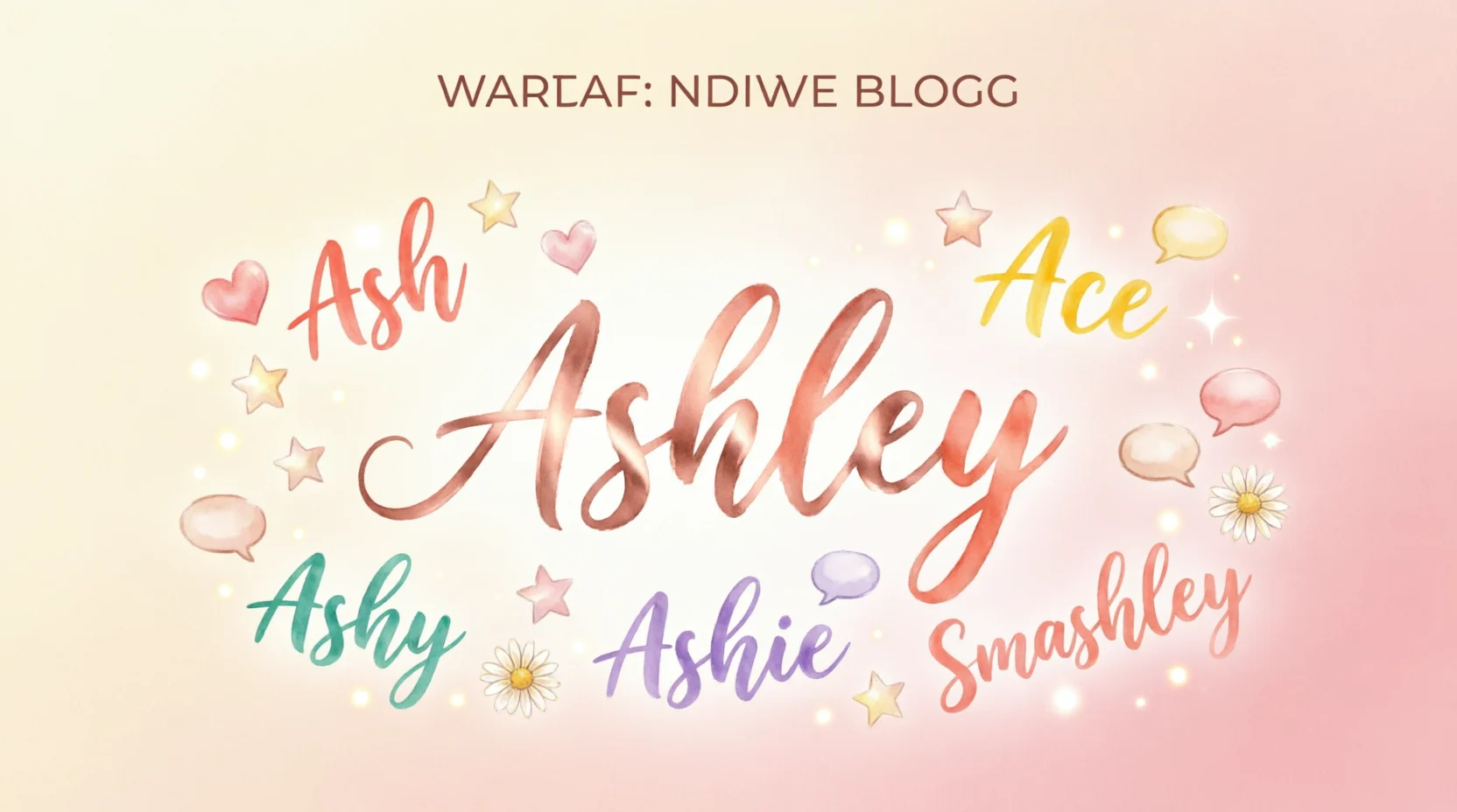 Nicknames for Ashley