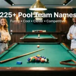 Pool Team Names